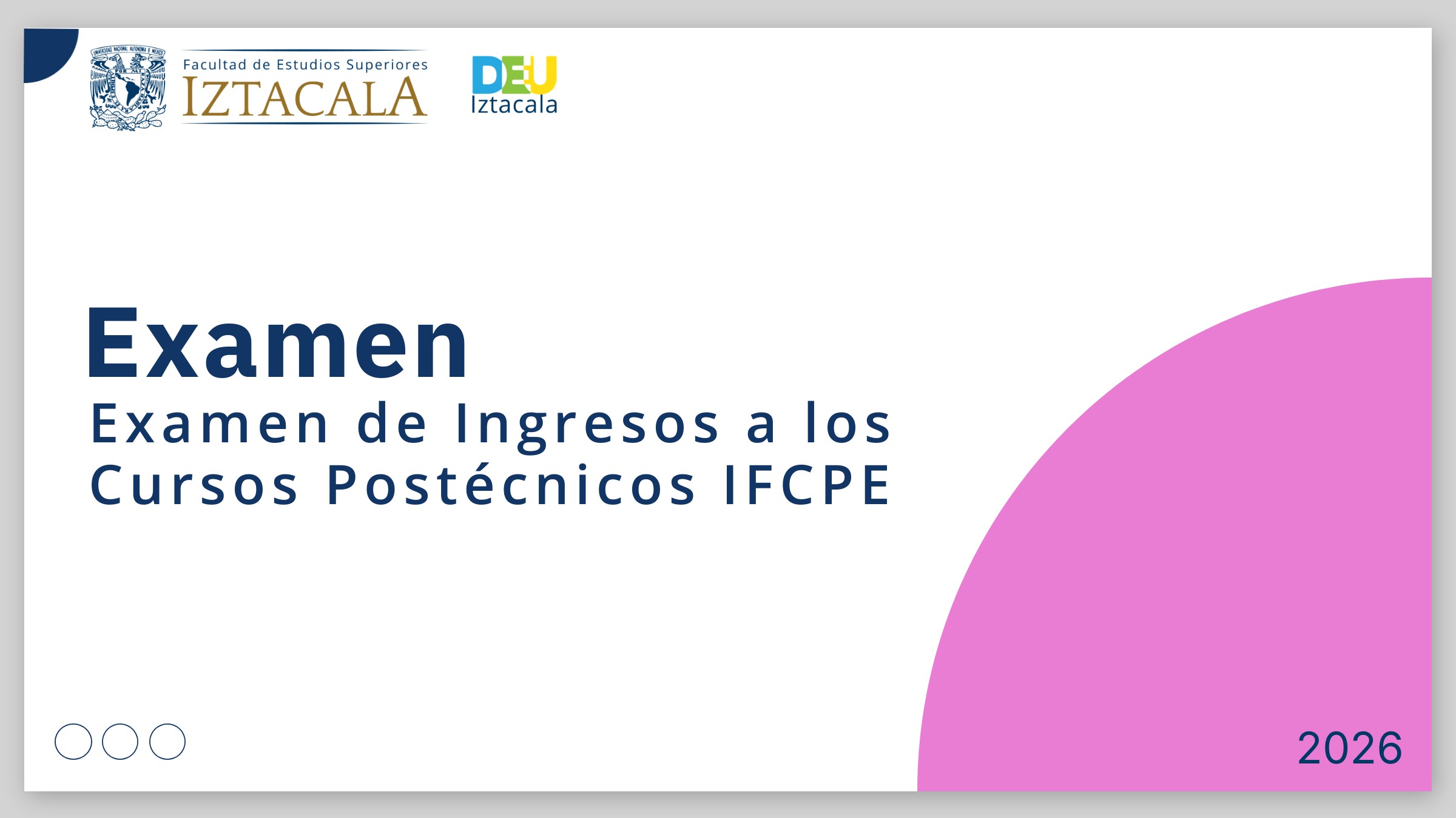 IFCPE0126-Examen de Ingresos a los Cursos Postécnicos IFCPE