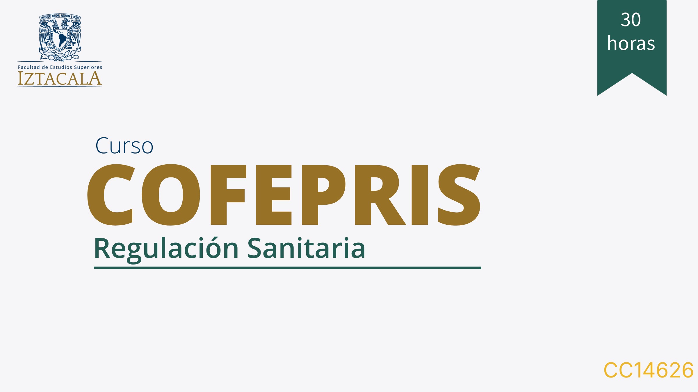 CC14626-COFEPRIS: Regulación Sanitaria