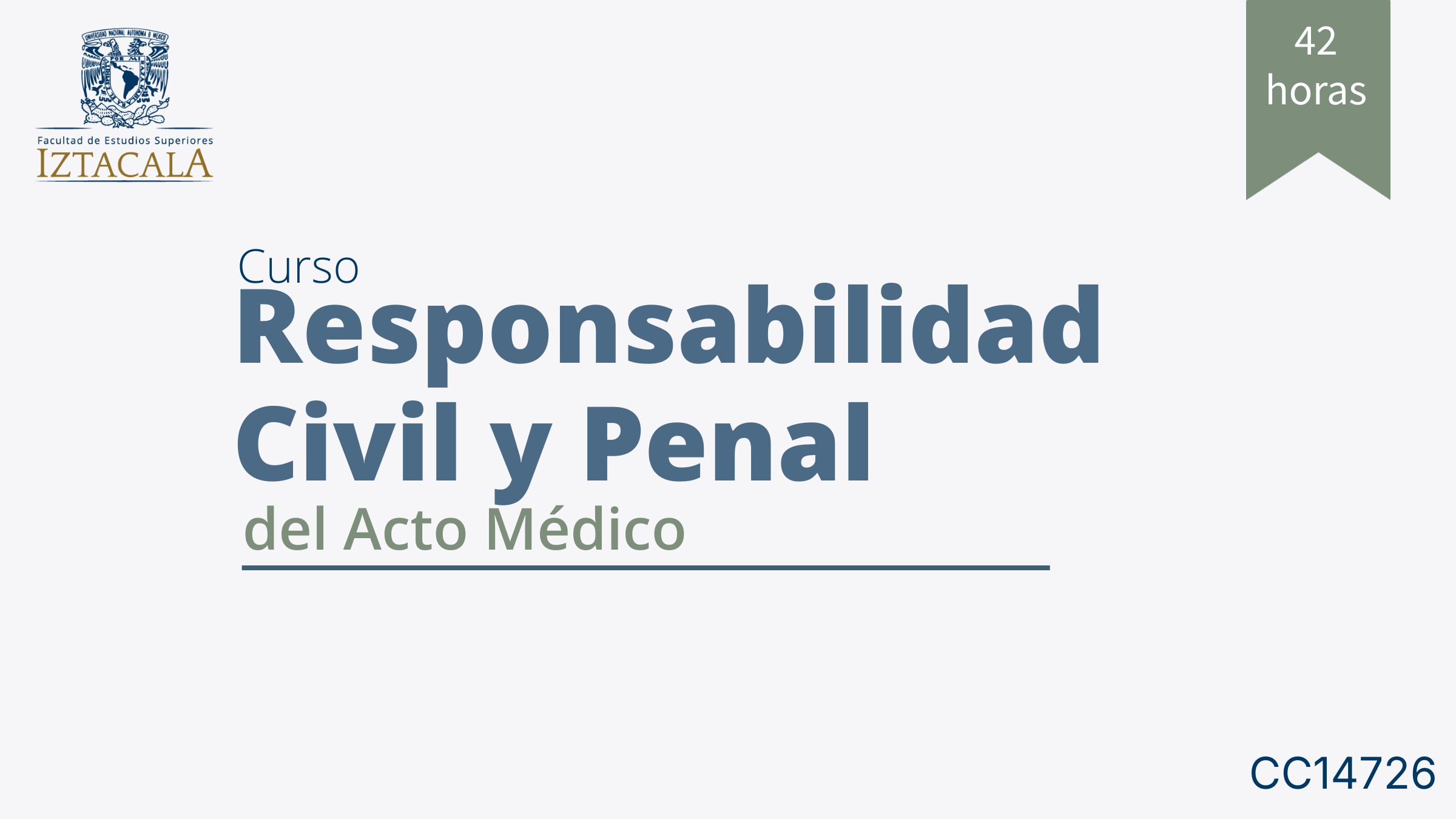 CC14726-Responsabilidad Civil y Penal del Acto Médico